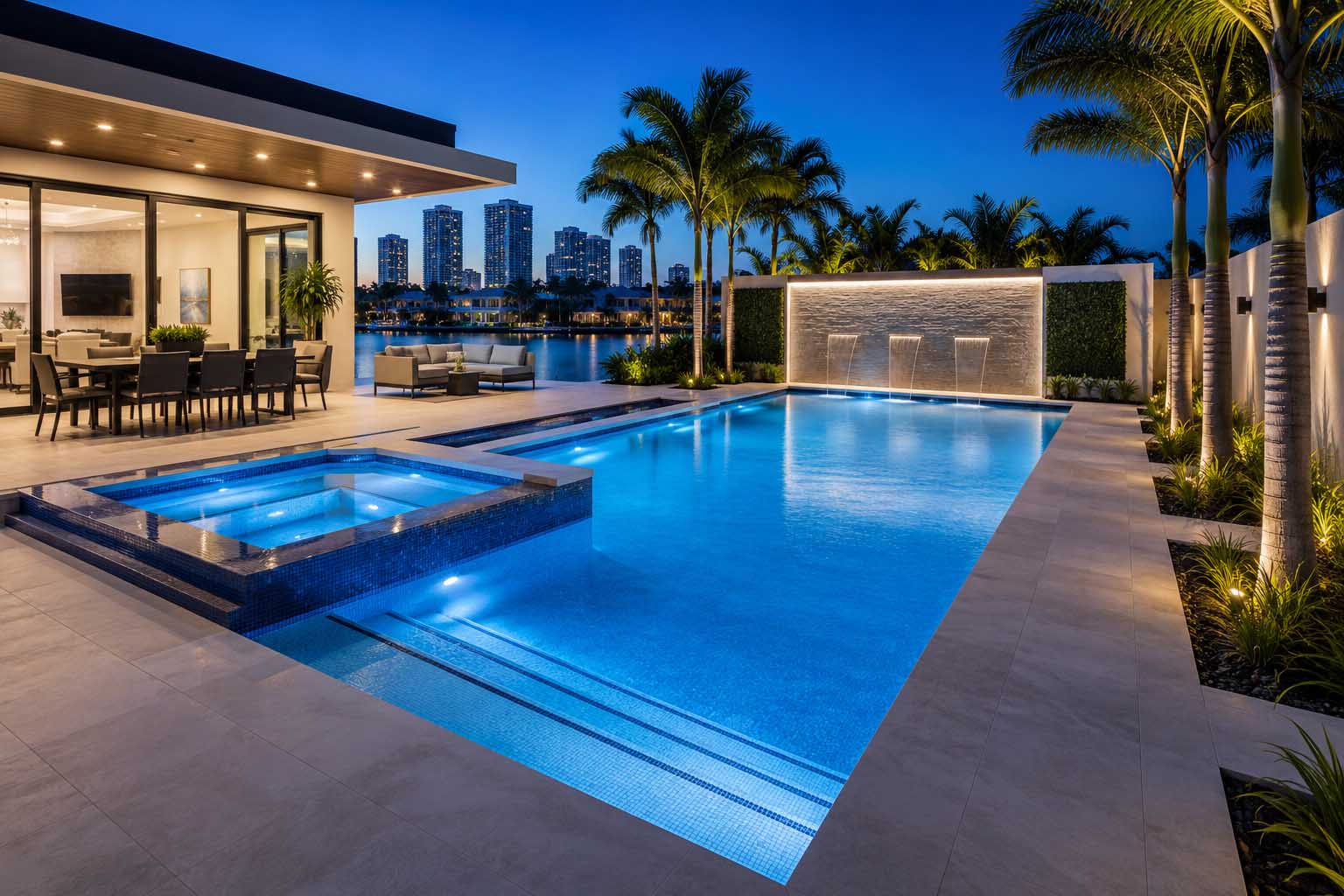 Pool and spa Coral Springs