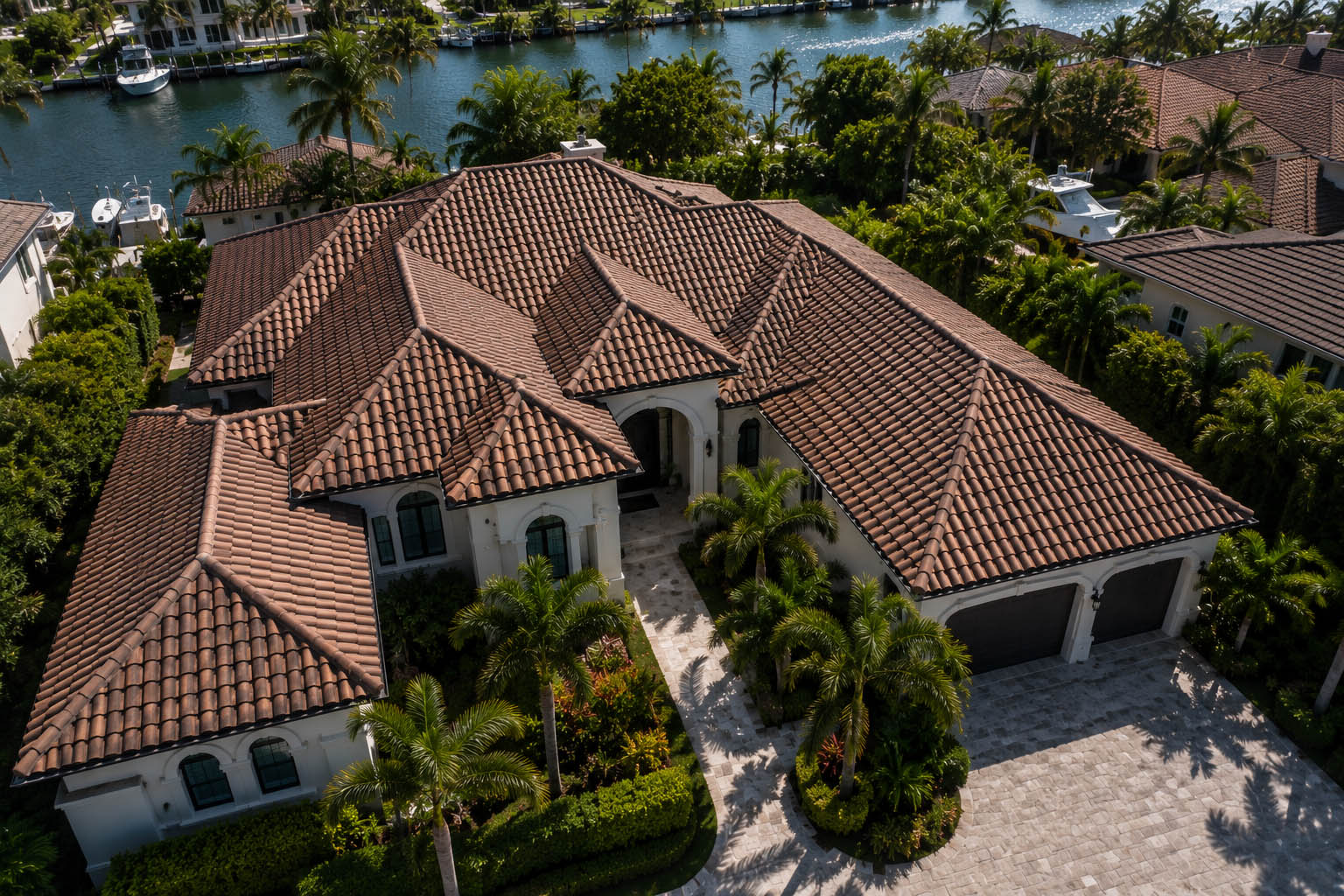 New roof installation