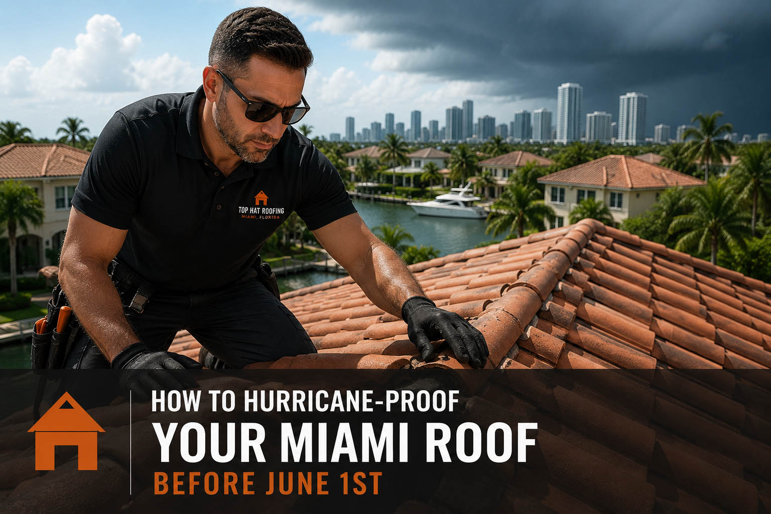 Hurricane season roof prep Miami