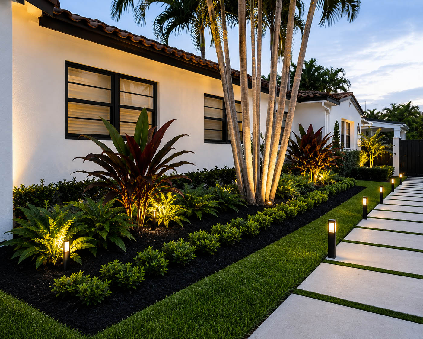 After luxury Miami landscaping project
