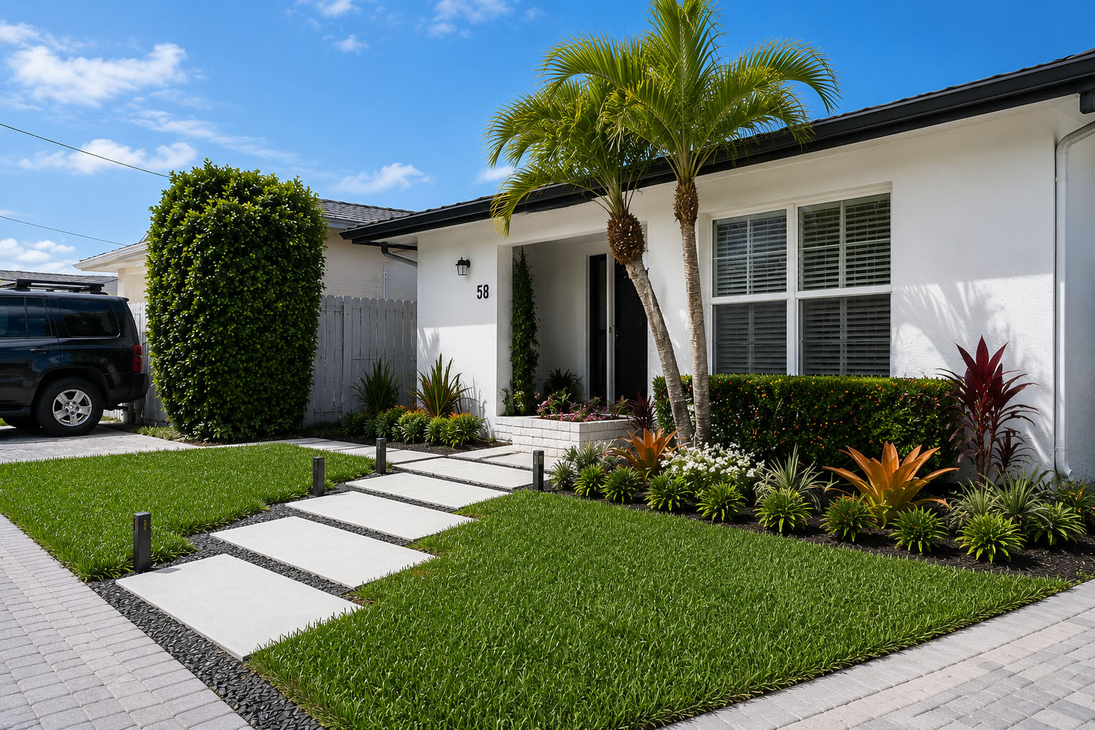 After luxury Miami landscaping project